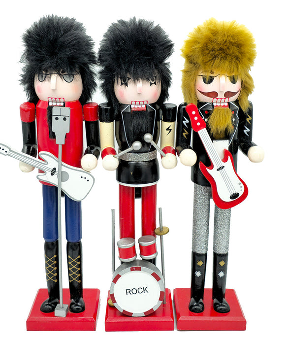 Rock Drummer Wooden Nutcracker F07AM9-16-XC4620A