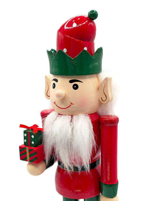 Bearded Elf Wooden Nutcracker F07AM9-18-N01851B