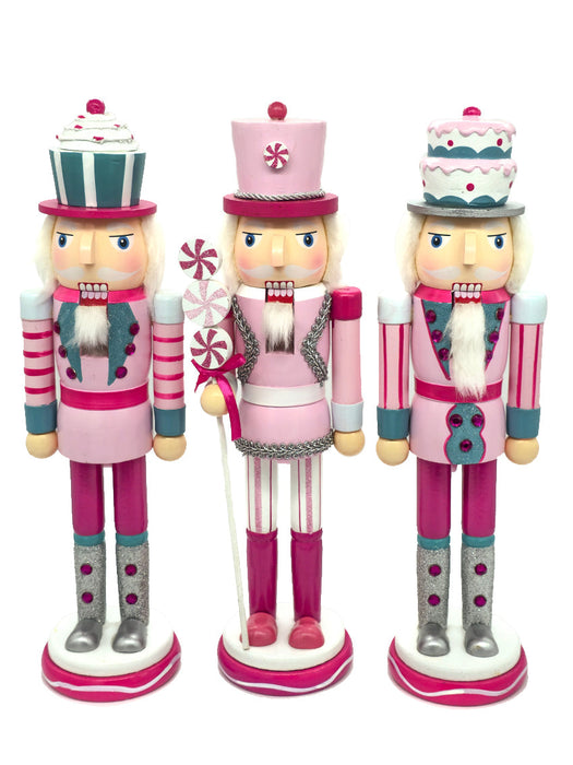 Cake Hat Wooden Nutcracker F07AM9-21-N01220C
