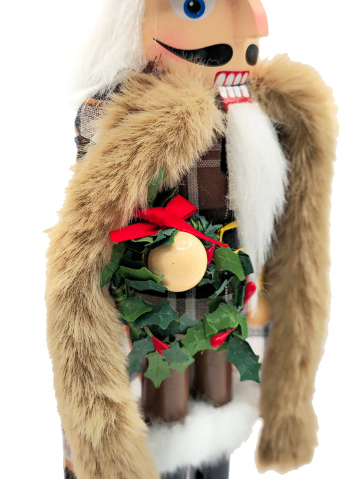 Christmas Wreath Wooden Nutcracker F07AM9-22-N01890A