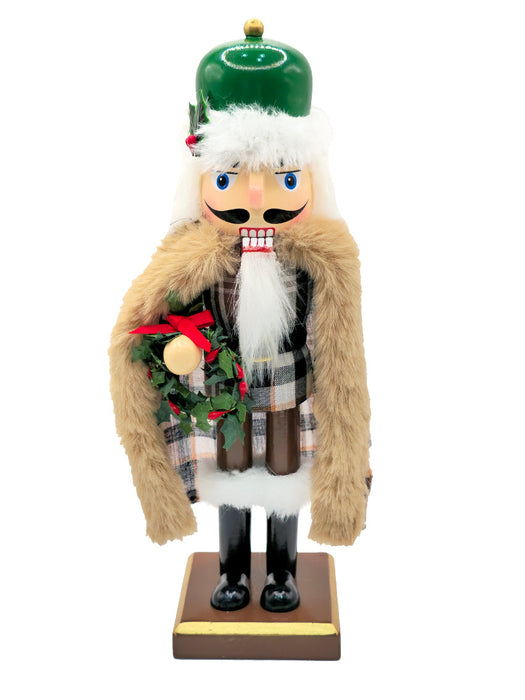 Christmas Wreath Wooden Nutcracker F07AM9-22-N01890A