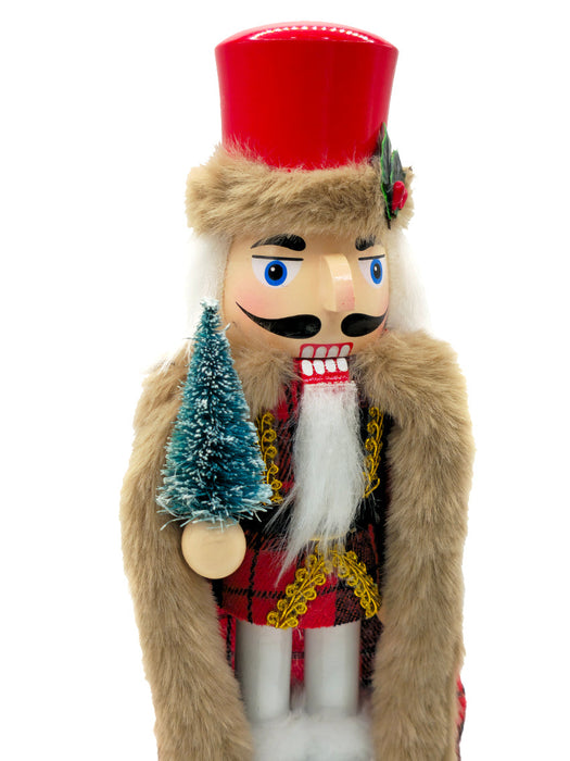 Christmas Tree Wooden Nutcracker F07AM9-23-N01890B