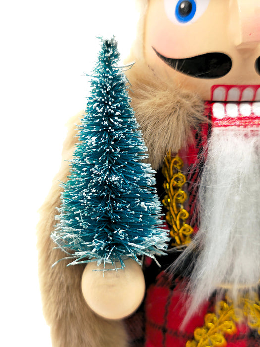 Christmas Tree Wooden Nutcracker F07AM9-23-N01890B