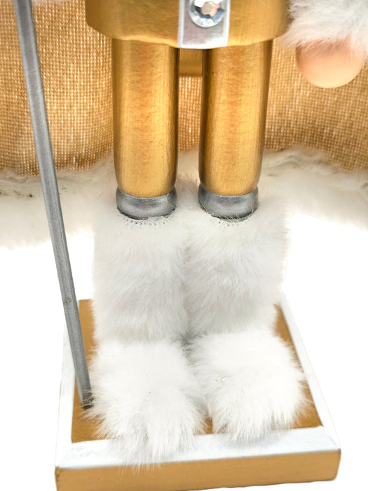 Silver Spear Wooden Nutcracker F07AM9-29-N01868B