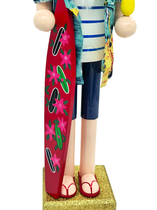 Hawaii Santa Wooden Nutcracker F07AM9-3-N02022B