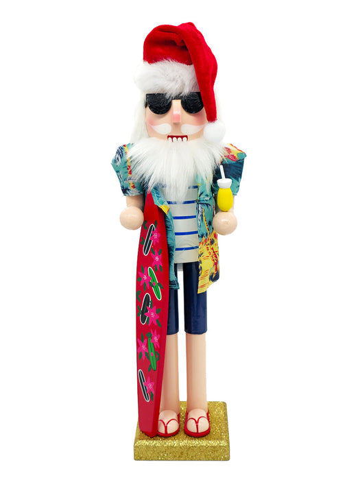 Hawaii Santa Wooden Nutcracker F07AM9-3-N02022B