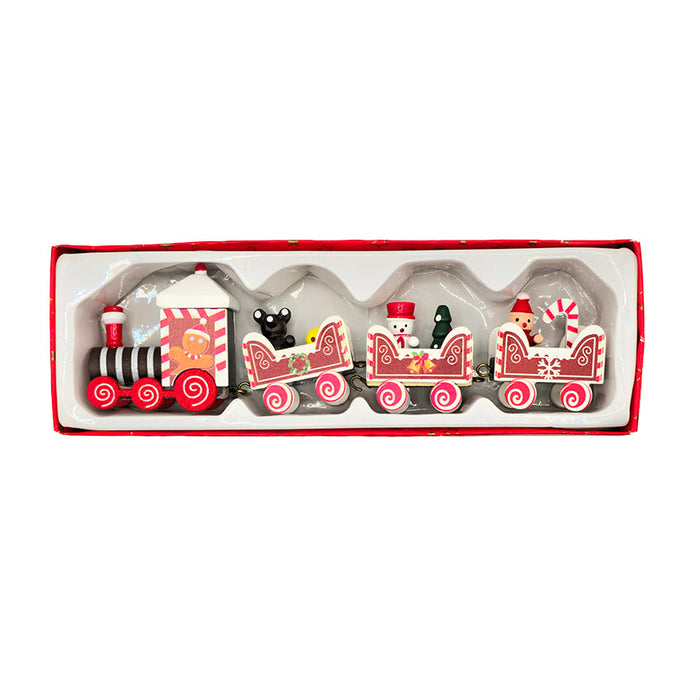Gingerbread Christmas Train Ornament F07AM9-31C