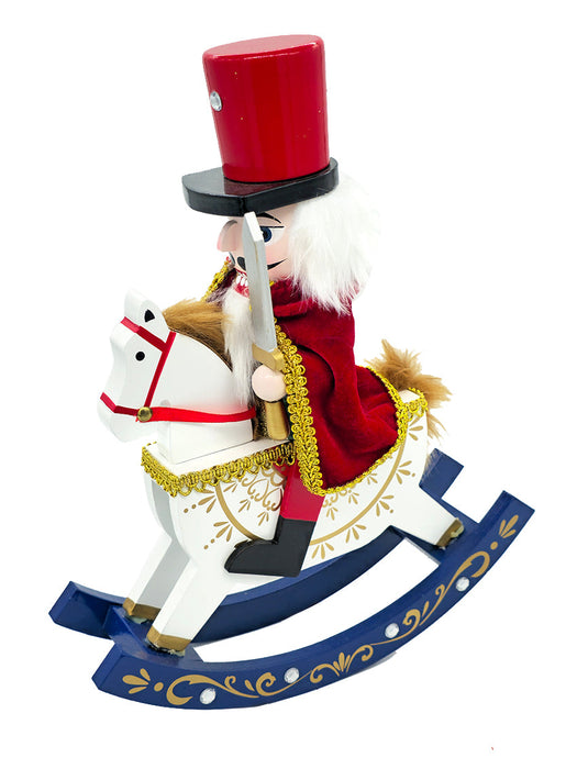 Soldier Rocking Horse Wooden Nutcracker F07AM9-32-N01860A