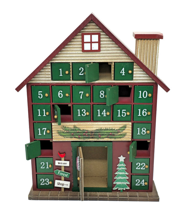 Cottage Advent Calendar F07AM9-38-Y02025R