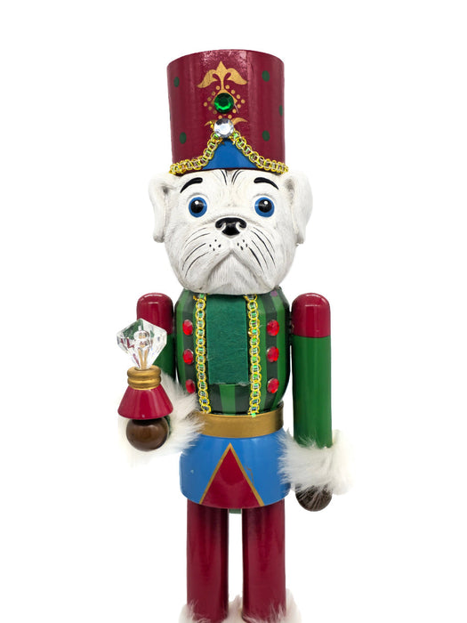 Royal Guard Bulldog Wooden Nutcracker F07AM9-4-N01026D