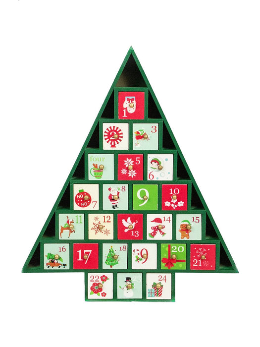 Christmas Tree Advent Calendar F07AM9-41-Y01109Green