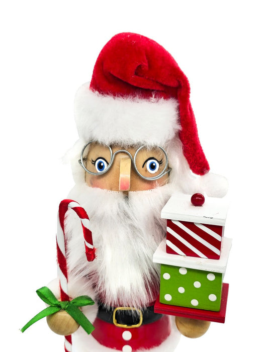 Presents Santa Wooden Nutcracker F07AM9-5-N01869A