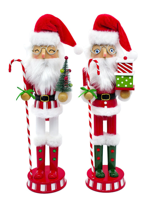 Presents Santa Wooden Nutcracker F07AM9-5-N01869A