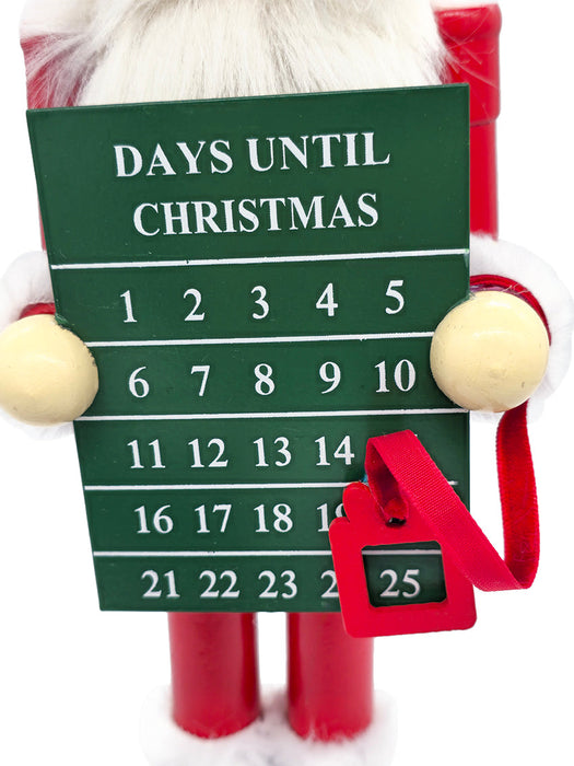 Countdown Santa Wooden Nutcracker F07AM9-7-N01830A