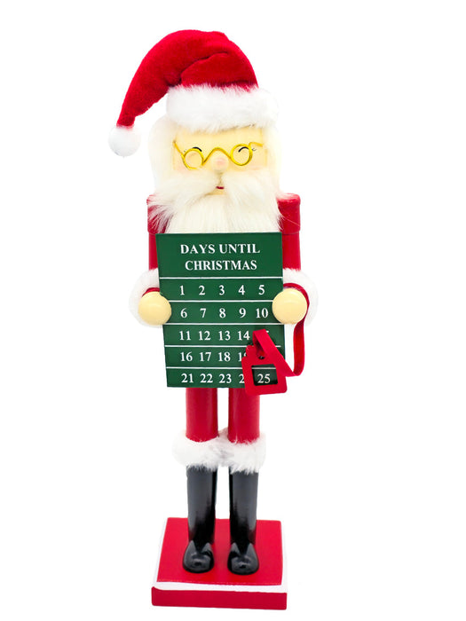 Countdown Santa Wooden Nutcracker F07AM9-7-N01830A