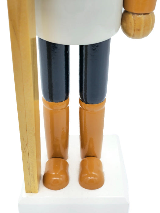Skier Wooden Nutcracker F07AM9-71-N01852A