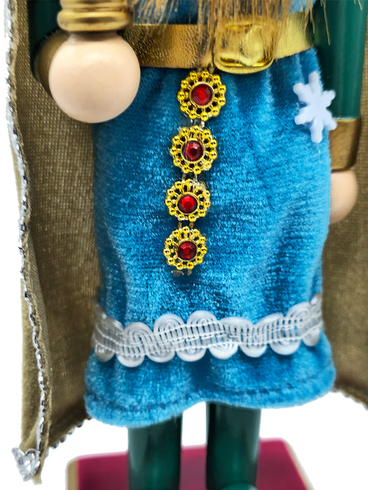 Blue King Wooden Nutcracker F07AM9-74-N01849A