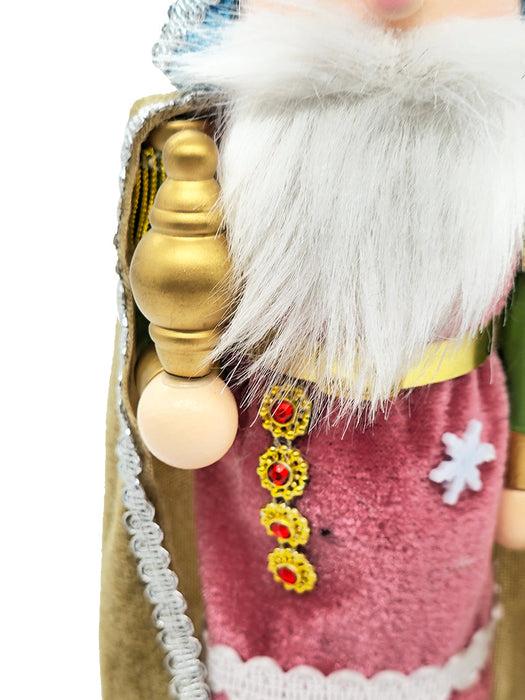 Pink King Wooden Nutcracker F07AM9-74-N01849B
