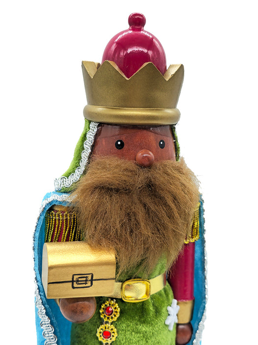 Green King Wooden Nutcracker F07AM9-74-N01849C