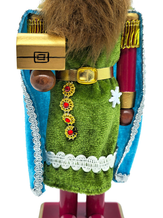 Green King Wooden Nutcracker F07AM9-74-N01849C