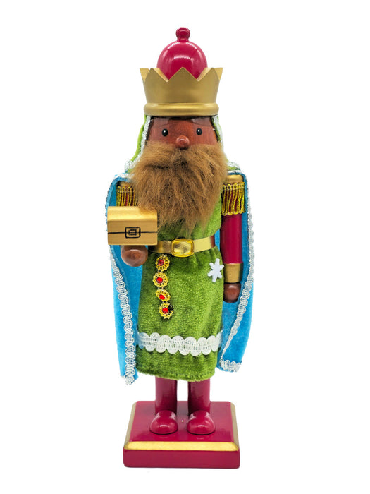 Green King Wooden Nutcracker F07AM9-74-N01849C