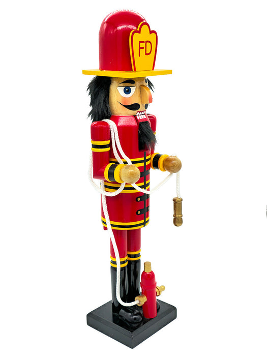 Fire Chief Wooden Nutcracker F07AM9-8-N01842A