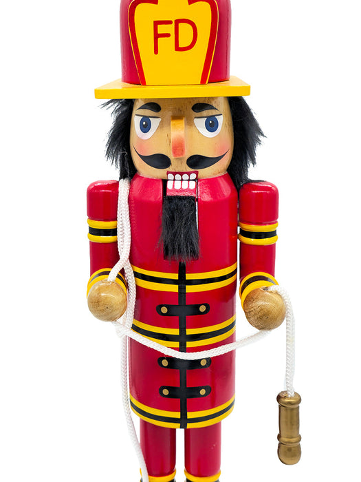 Fire Chief Wooden Nutcracker F07AM9-8-N01842A