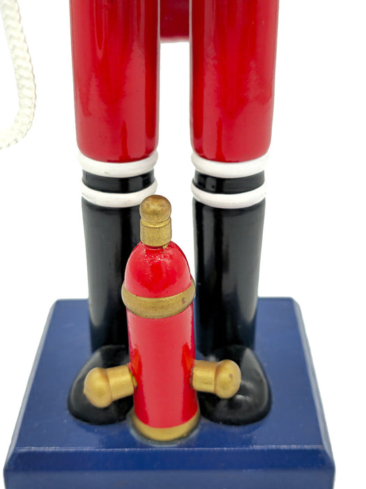 Firefighter Wooden Nutcracker F07AM9-8-N01842B