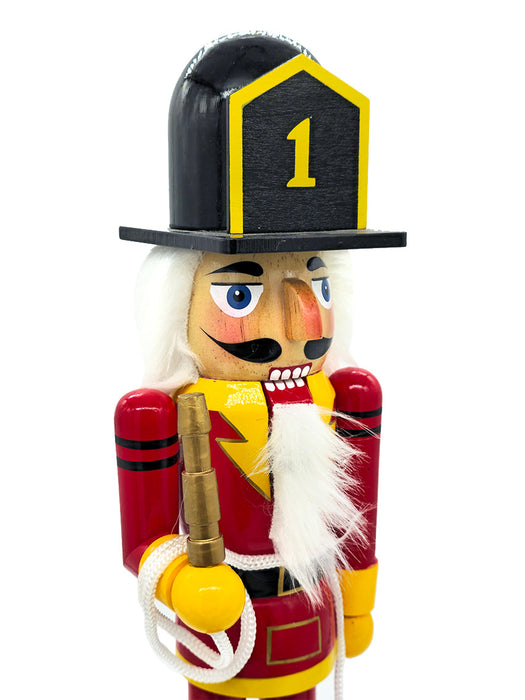 Fireman Wooden Nutcracker F07AM9-8-N01842C