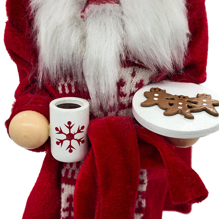 Cookie Tray Santa Wooden Nutcracker F07AM9-9-N01752