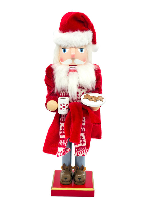Cookie Tray Santa Wooden Nutcracker F07AM9-9-N01752