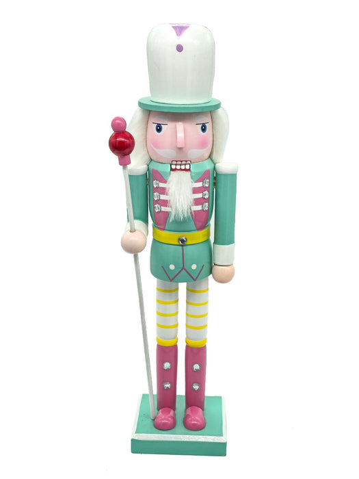 Mint Wooden Nutcracker F07M14-29-N01703 green stand