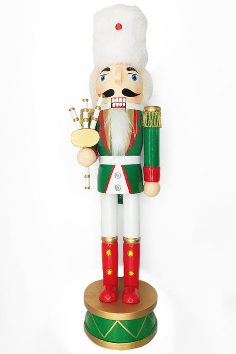 Christmas Bagpipes Nutcracker. Wizardi Classic Festive Decoration F07M14-32-N01819B