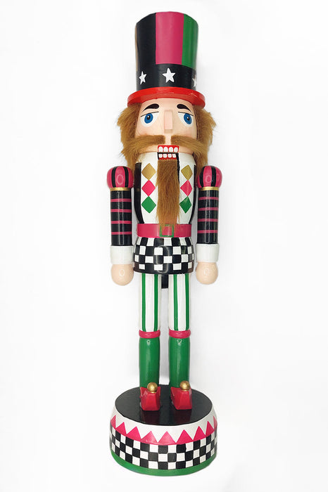 Christmas Nutcracker. Wizardi Classic Festive Decoration F07M14-37-N01833A