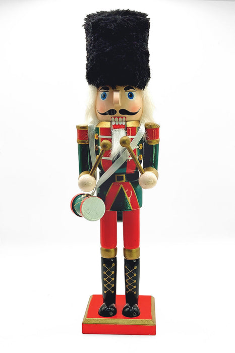 Christmas Nutcracker the Drummer. Wizardi Classic Festive Decoration F07M14-39-N01365C