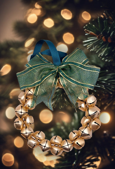 Wreath with Bronze Beads by Wizardi F07M4-1-LD-067 Bronze