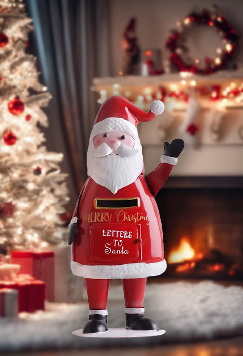 Santa Claus Mailbox - Christmas Decoration by Wizardi F07M4-4-23FM10252