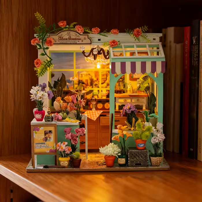Alice Garden Dollhouse Kit - Miniature Wizardi Roombox Kit F07M5-63-M2507