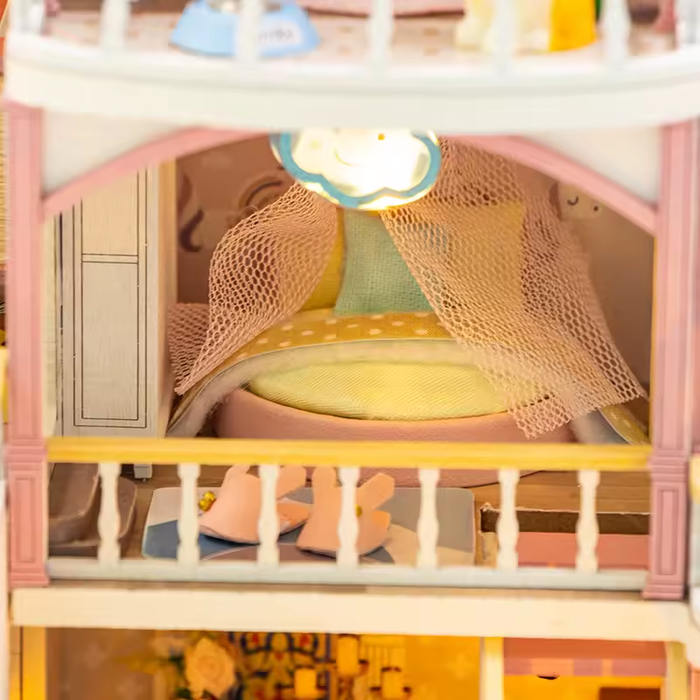 Windsor Castle Dollhouse Kit - Miniature Wizardi Roombox Kit F07M5-65-L2503