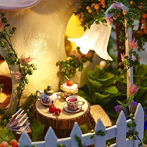Green Garden Dollhouse Kit - Miniature Wizardi Roombox Kit F07M5-89-2015