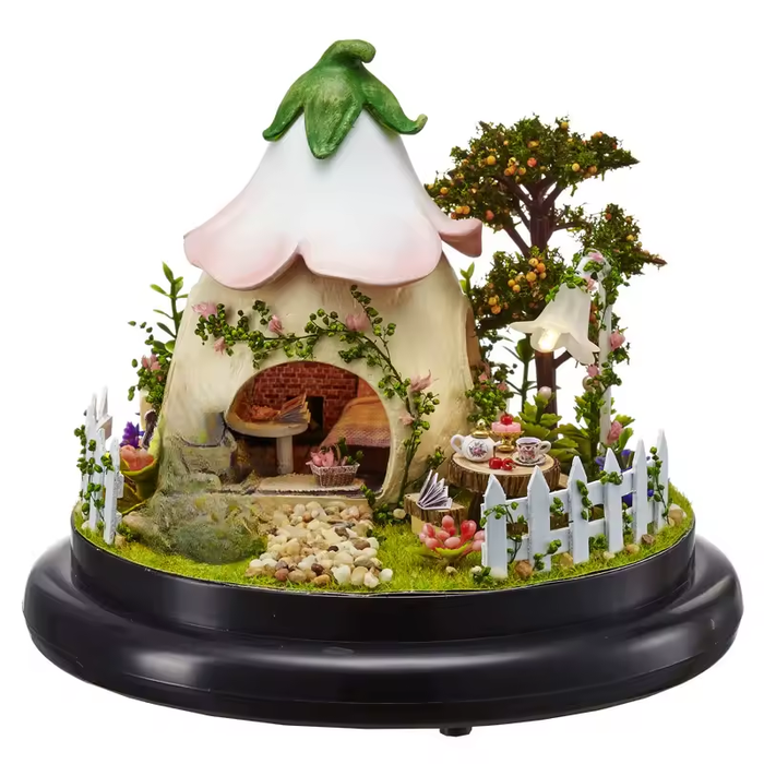 Green Garden Dollhouse Kit - Miniature Wizardi Roombox Kit F07M5-89-2015