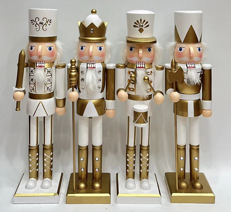 Wooden Golden Drummer Nutcracker Wizardi F07M6-14B