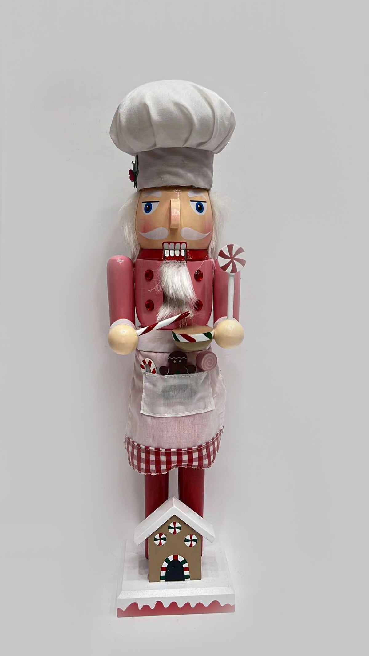 Wooden Gingerbread Chef Nutcracker Wizardi F07M6-5 — cshobby