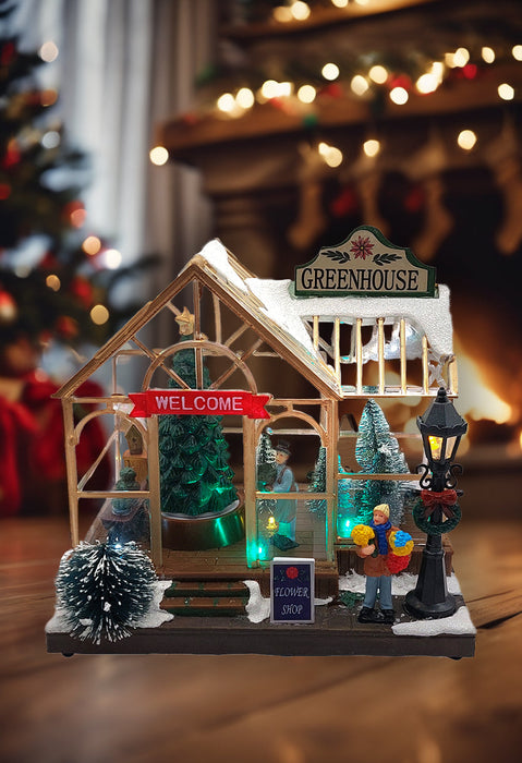 Greenhouse - Christmas Village Collection by Wizardi F07N5-10