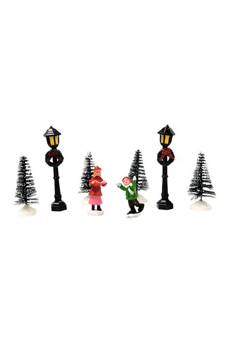 Christmas Village Set - Frosty Pines by Wizardi F07N5-1B