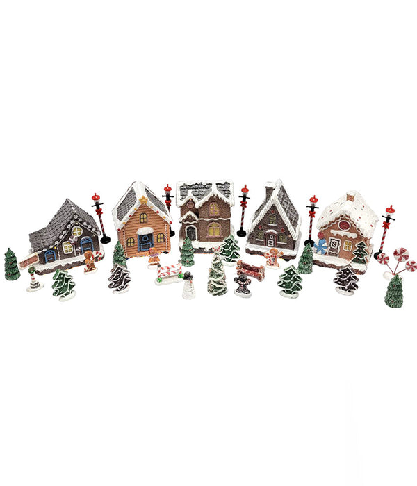 Christmas Village Set - Holiday Hearth by Wizardi F07N5-4