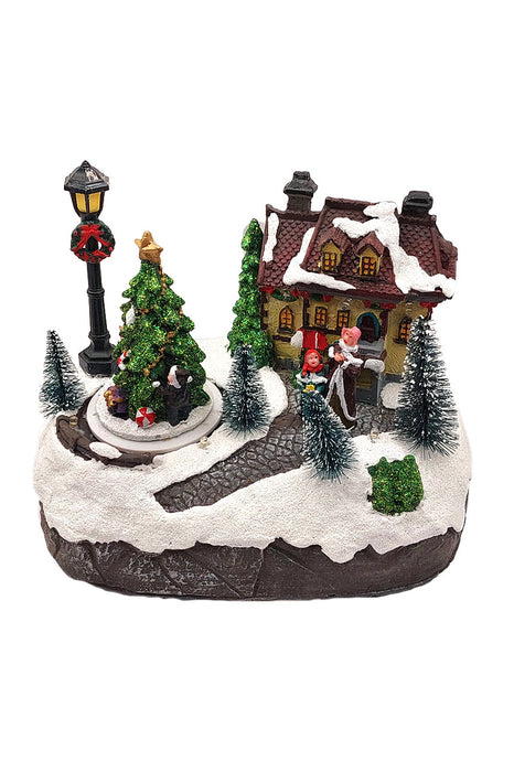Christmas Cottage - Christmas Village Collection by Wizardi F07N5-7