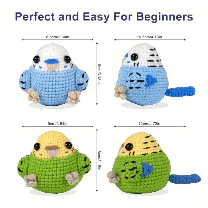 Budgie Amigurumi Crochet Kit F07N8-M200