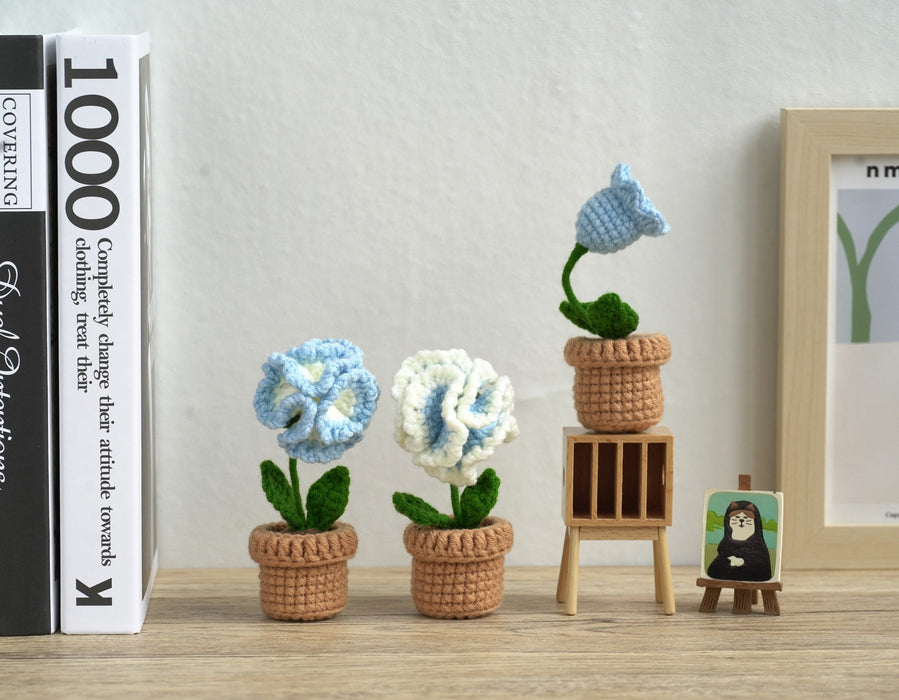 Potted Flower Amigurumi DIY Crochet Kit Wizardi F07N8-M20