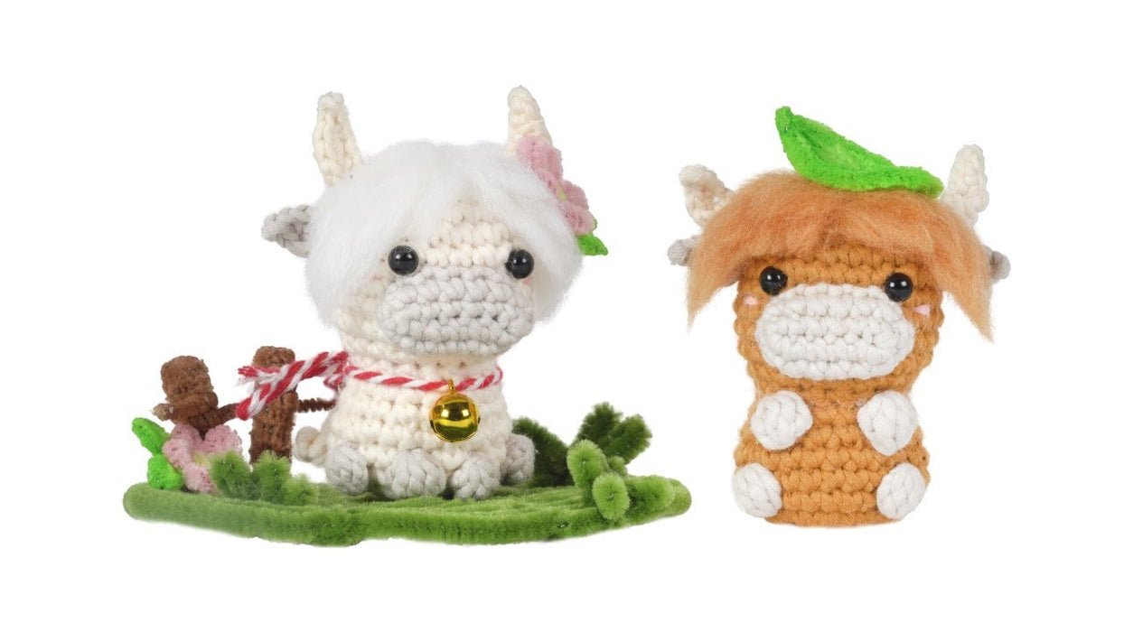 Mini Highland Cattle Amigurumi Crochet Kit F07N8-M245